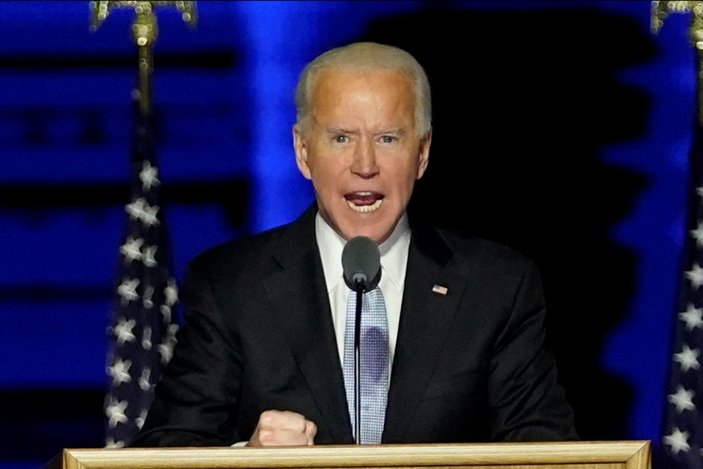 Joe Biden'dan Delaware'da zafer konuşması