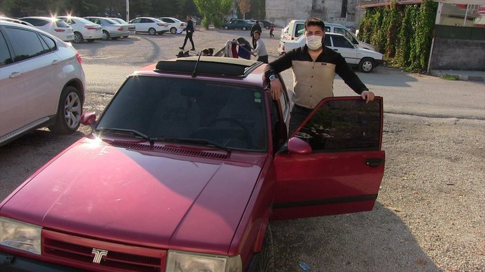 Kahramanmaraş'ta, hurda araca bakım yapan esnaf, aracı 10 katına sattı