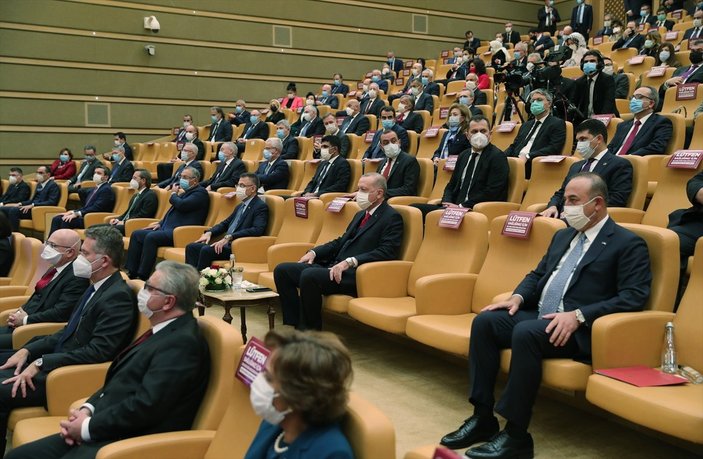 Cumhurbaşkanı Erdoğan, Beştepe'de büyükelçilere seslendi