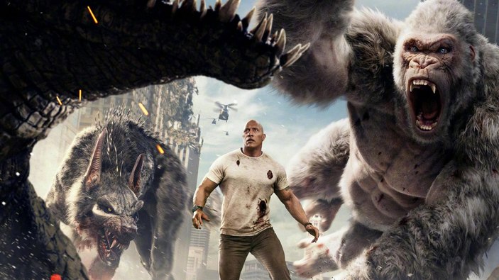 Rampage Büyük Yıkım filmi konusu nedir? Rampage Büyük Yıkım hangi kanalda?