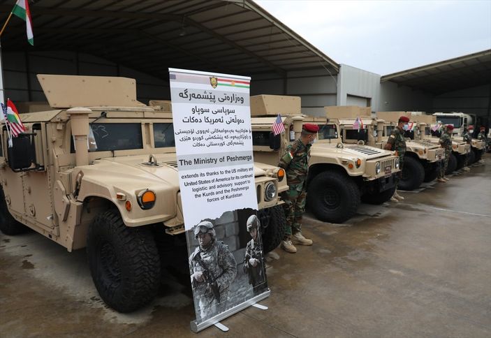 a ABD'den Peşmerge'ye askeri yardım