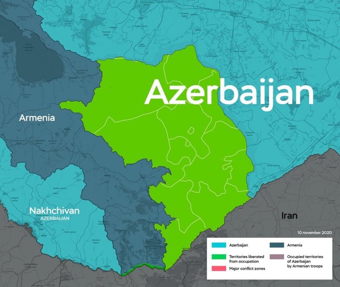 Nahçıvan koridoru ile Türkiye ile Azerbaycan birleşiyor