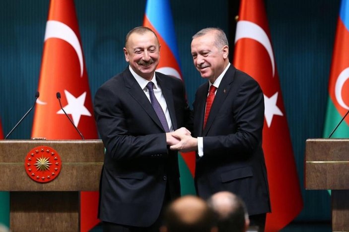 Cumhurbaşkanı Erdoğan ile İlham Aliyev görüştü