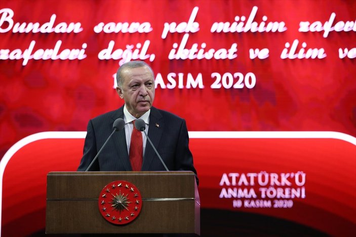 Cumhurbaşkanı Erdoğan: Atatürk'ü rahmetle yad ediyoruz