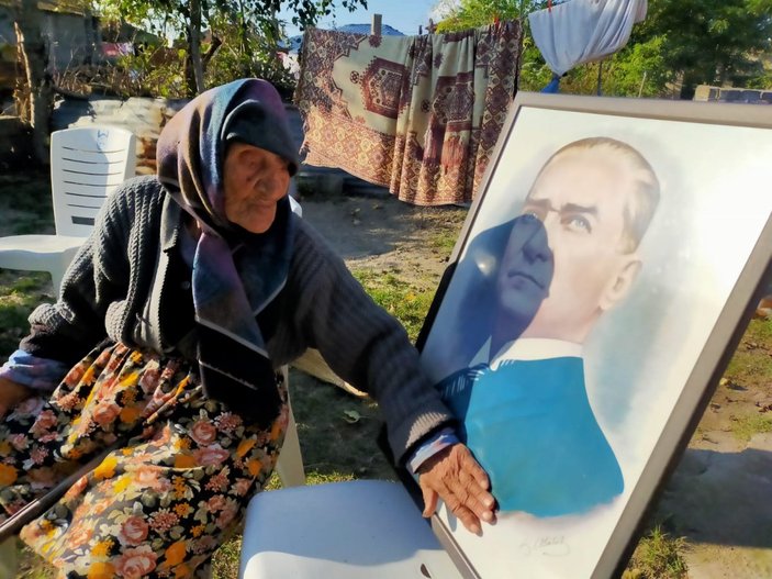 Bursa'da yaşayan Fatma Nine, Atatürk ile arasında geçen diyaloğu anlattı
