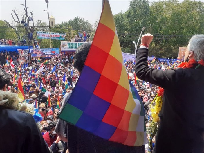 Eski Bolivya Devlet Başkanı Morales, bir yıl aradan sonra ülkesinde