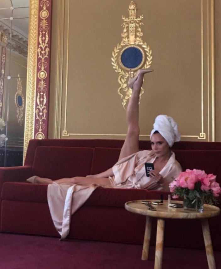 Victoria Beckham'dan karantina pozu