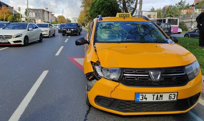 Beşiktaş'ta taksinin çarptığı 75 yaşındaki kadın yaşamını yitirdi