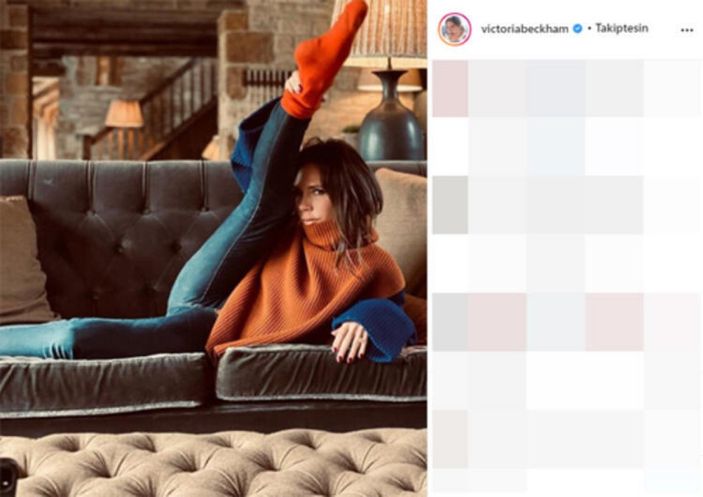 Victoria Beckham'dan karantina pozu