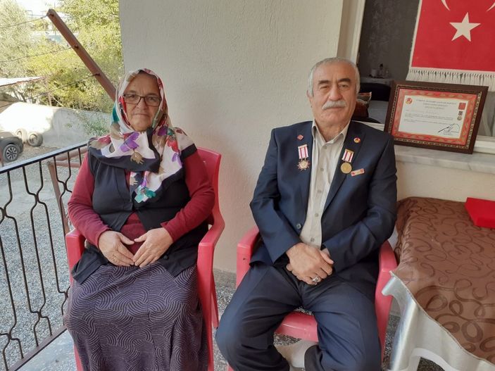 i Osmaniye'de Kıbrıs gazisinin 46 yıl sonra gelen mutluluğu