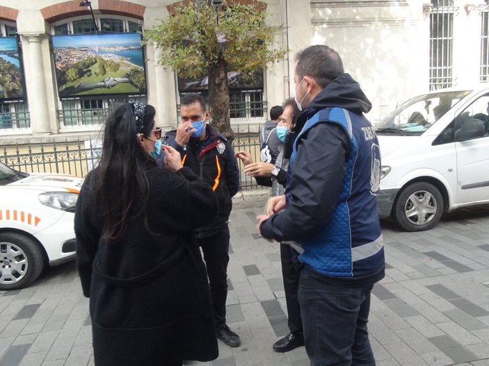 Taksim turist maske