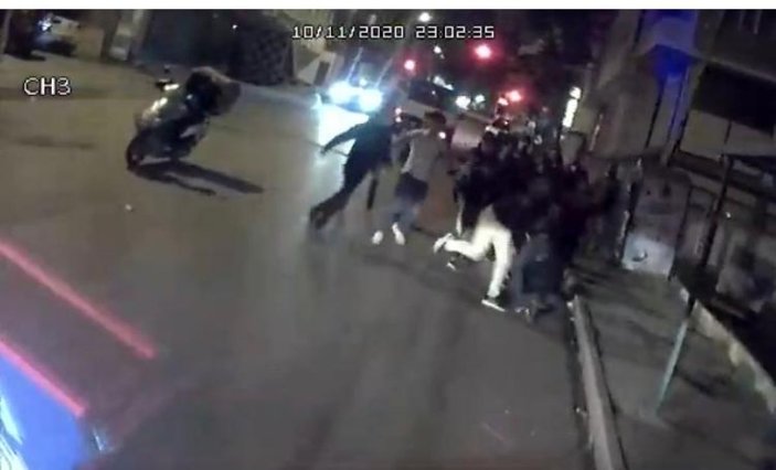 İstanbul'da öldüresiye meydan dayağı kamerada