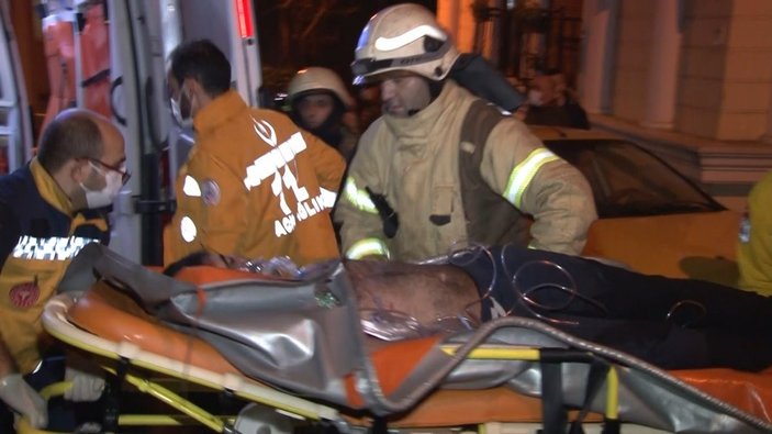 Şişli’de bir binada yangın çıktı: 1 ağır yaralı