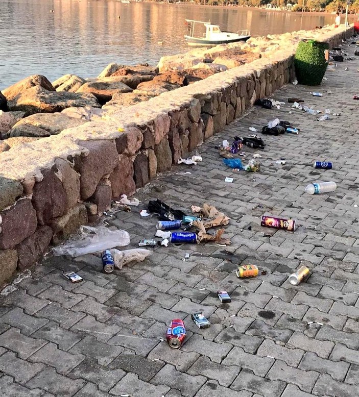 Bodrum Belediye Başkanı Ahmet Aras, çöp bırakanlara isyan etti