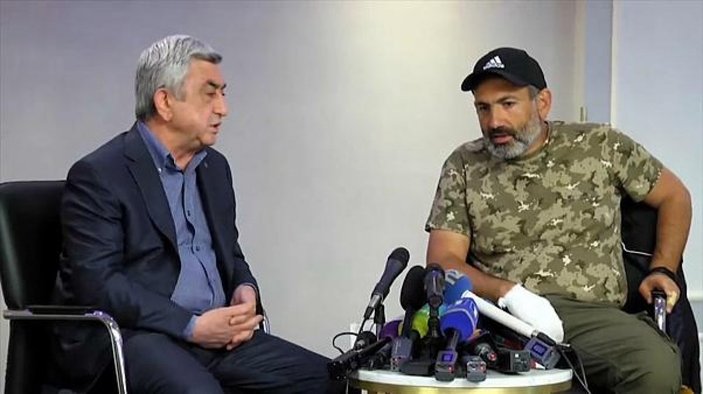 Ermenistan Cumhurbaşkanı Sarkisyan, Paşinyan'a erken seçim çağrısında bulundu