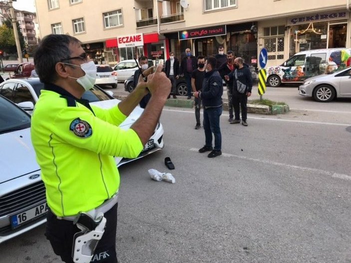 Bursa'da çekici ile motosiklet çarpıştı: 1 yaralı