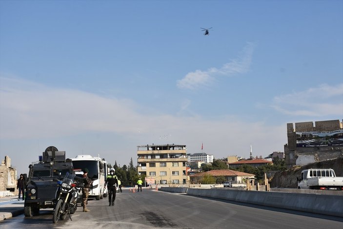 Gaziantep'te helikopter destekli torbacı operasyonu