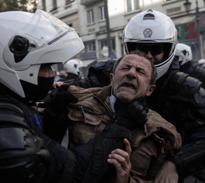 Yunanistan'da 17 Kasım protestolarında arbede