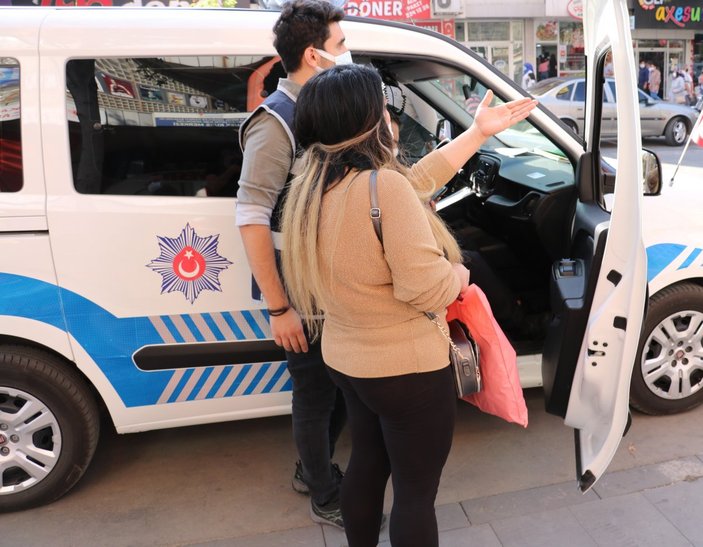 Kahramanmaraş'ta maske takmayan kadın, polisten özür diledi