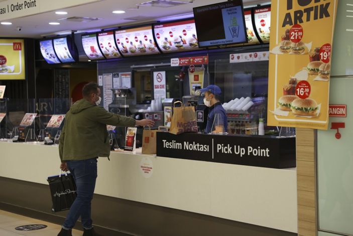 İş yerlerinde paket servis ve 'gel-al' dönemi