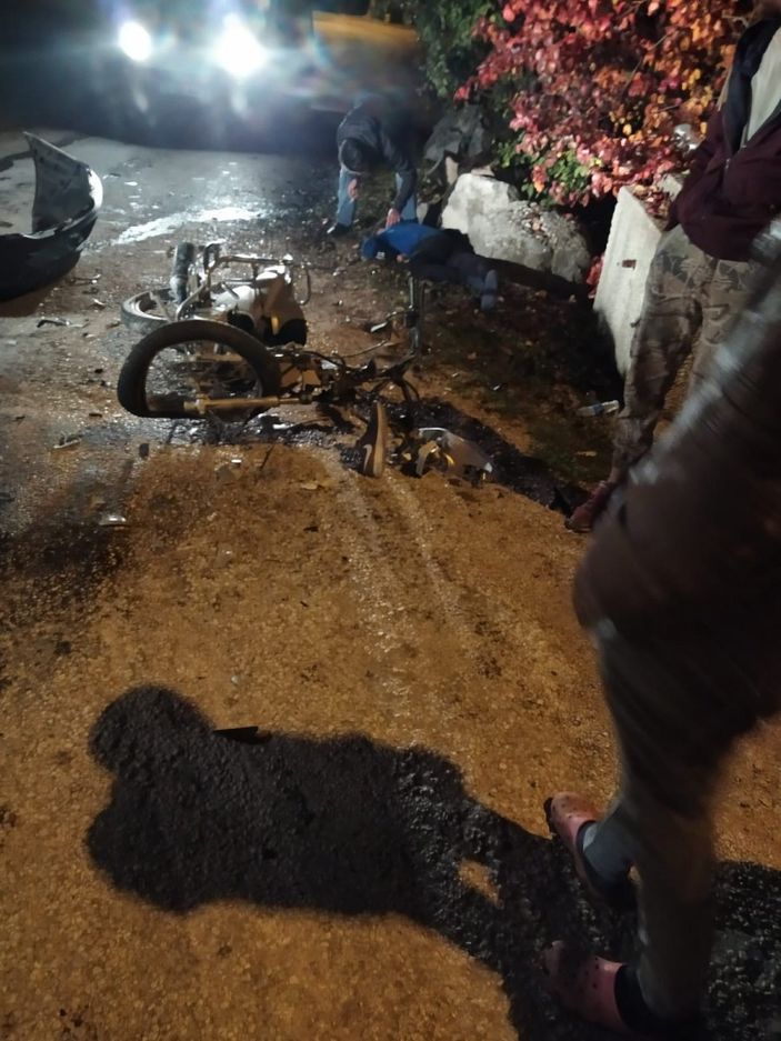 i Antalya'da 14 yaşındaki çocuk, motosiklet kazasında hayatını kaybetti