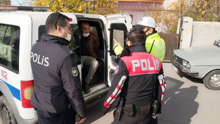 Aksaray'da polisten kaçan sürücü: Ben onların ayağına kurban olayım