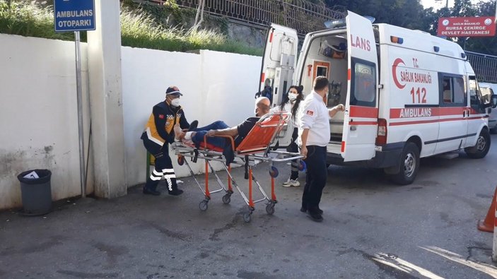 Bursa'da pazara giderken silahlı saldırıya uğradı