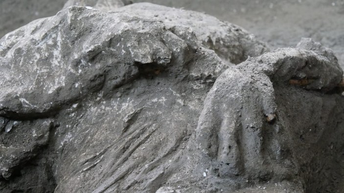 Pompeii'de efendi ve kölesinin kalıntıları bulundu