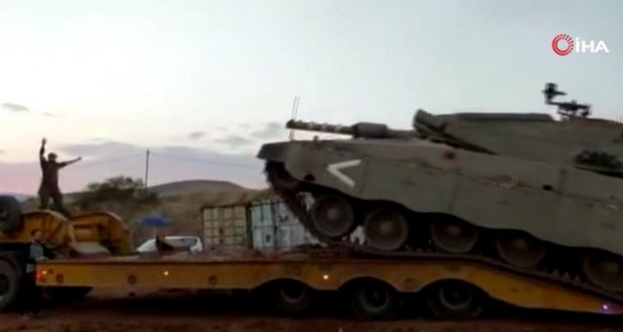 İsrail tank takla