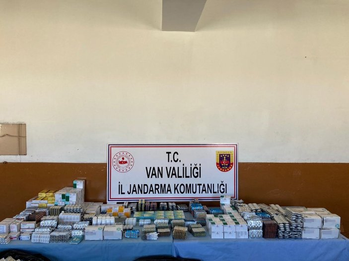 Van'da arazide gizlenmiş tıbbi ilaç ele geçirildi