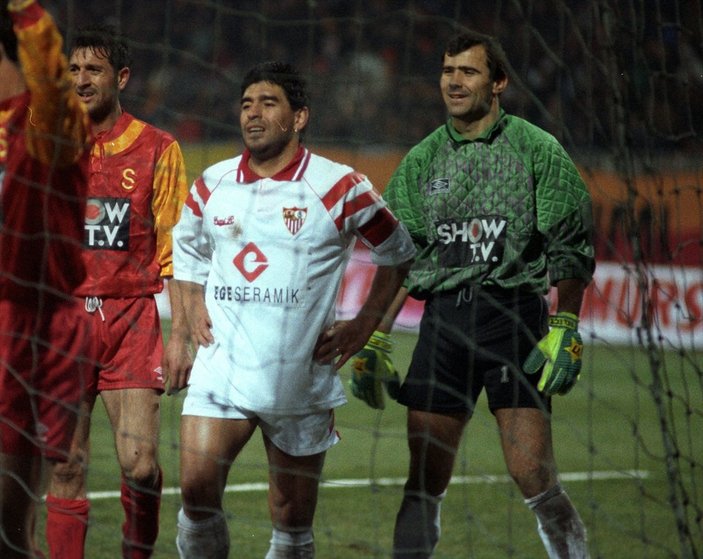 Maradona'nın Galatasaray'a karşı oynadığı maç