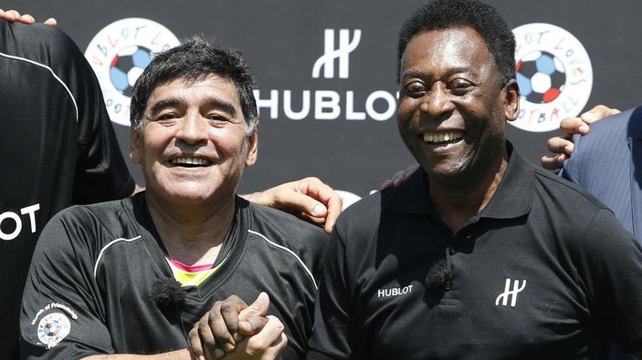 Pele'den Maradona için başsağlığı mesajı