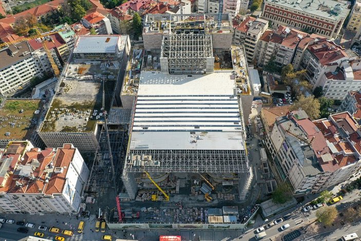 Yeni Atatürk Kültür Merkezi inşaatının yüzde 78'i tamamlandı