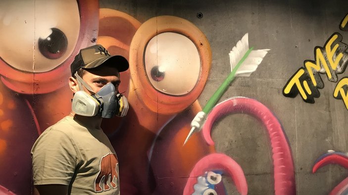 Türkiye'nin 81 iline tavşan çizen grafitici: Tüm dünyayı boyamak istiyorum