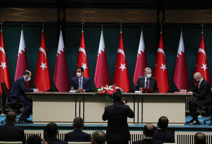 Türkiye ile Katar arasında 10 yeni anlaşma imzalandı