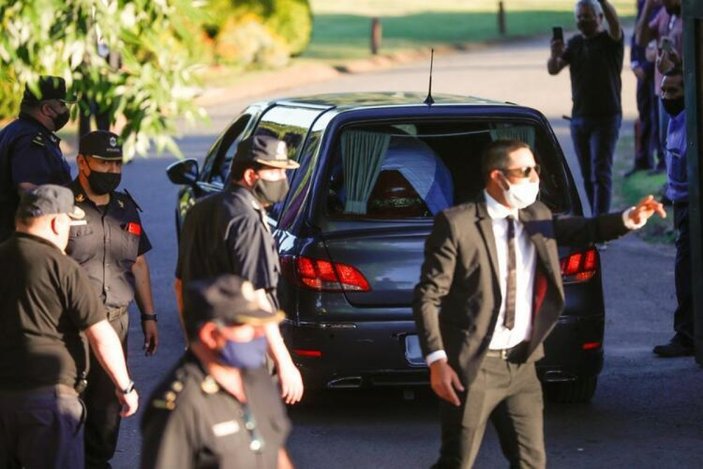 Maradona'nın cenazesinde skandal olay