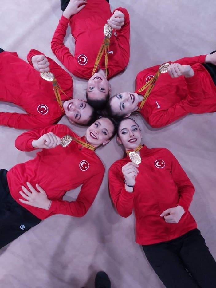 Ritmik Jimnastik Grup Milli Takımı Avrupa Şampiyonu oldu