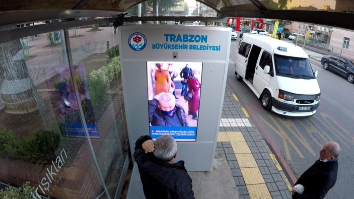 Trabzon'da yapay zeka ile maske takmayan vatandaşlar böyle uyarılıyor