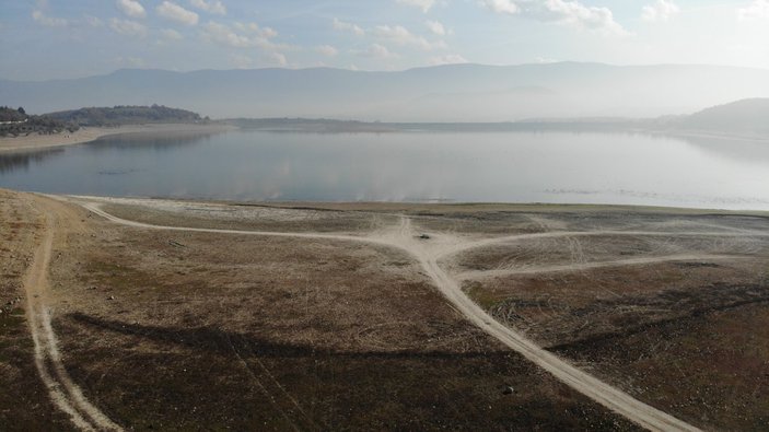 Bolu'daki barajda su seviyesi yüzde 22'ye düştü