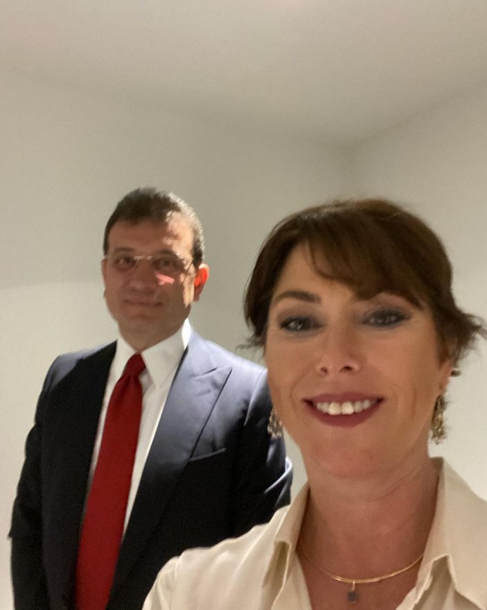 Şirin Payzın, İmamoğlu ile selfie yaptı