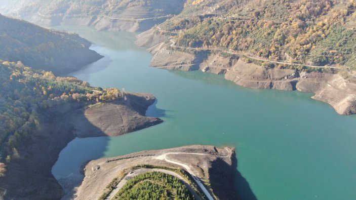 Kocaeli'deki Yuvacık Barajı’nda su seviyesi yüzde 18'e düştü