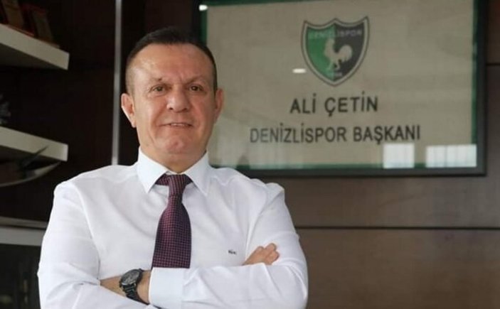 Denizlispor Başkanı Ali Çetin: Paylaşımdan haberim yoktu