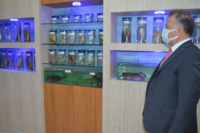 Elazığ'daki Balık Müzesi ilgi çekiyor