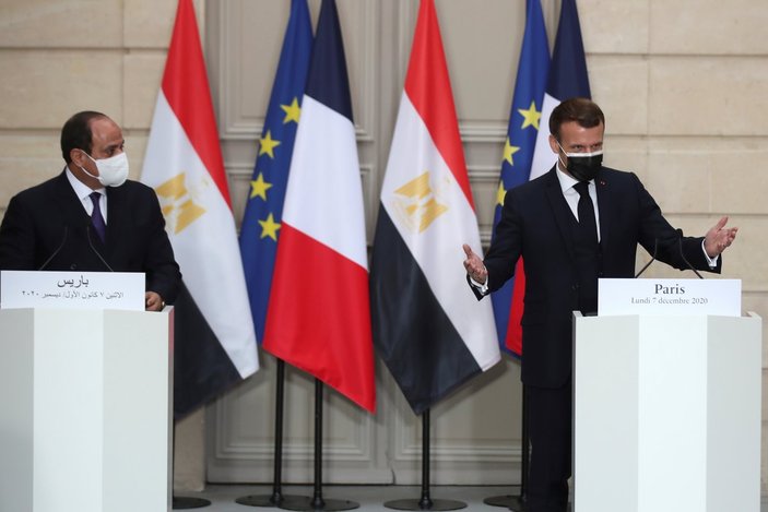Emmanuel Macron: Mısır ile ortak endişelerimiz var