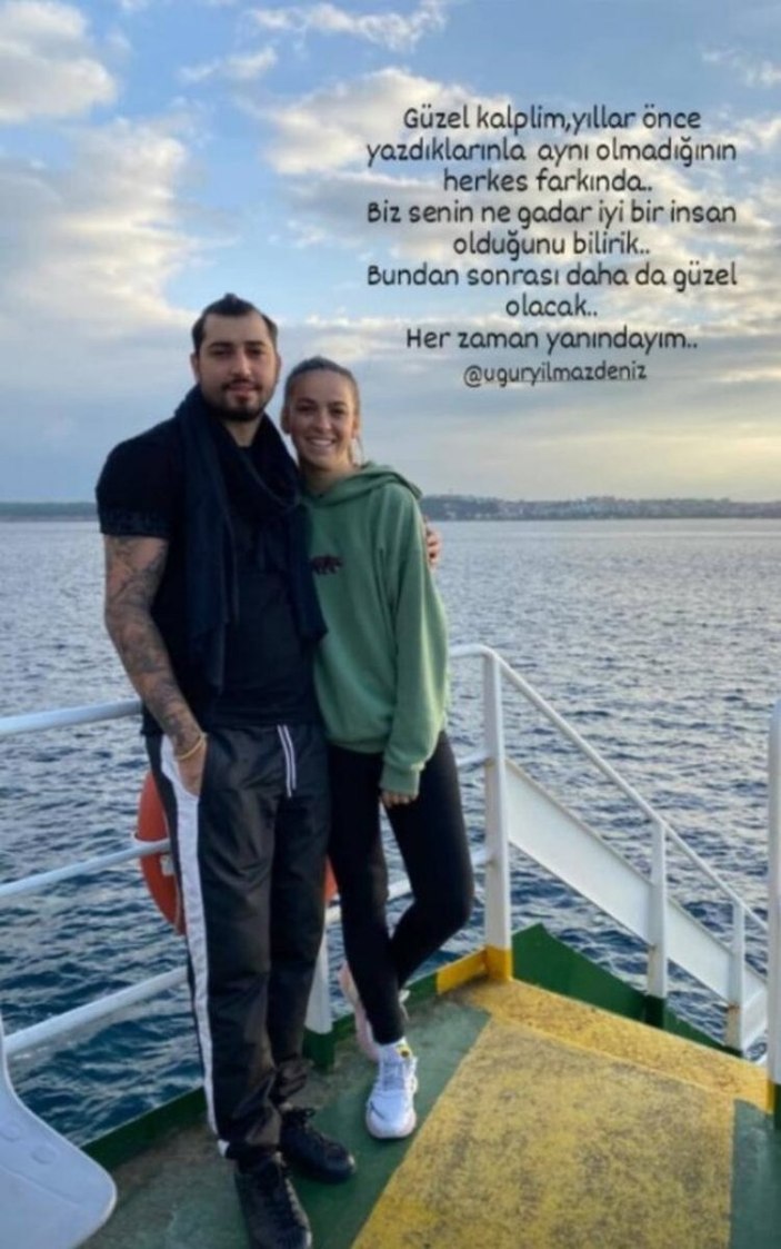 Masterchef elenen yarışmacıları Tanya ve Uğur sevgili mi? Tanya Kilitkaya'nın paylaşımı..