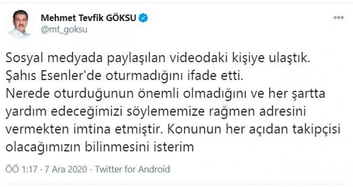 Esenler'de sokakta yardım dilenen adamın boşandığı ortaya çıktı