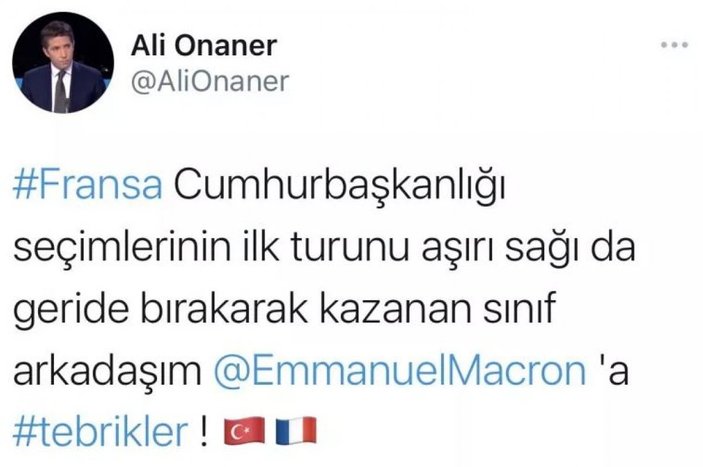 Türkiye'nin Paris Büyükelçiliği görevine Ali Onaner atandı