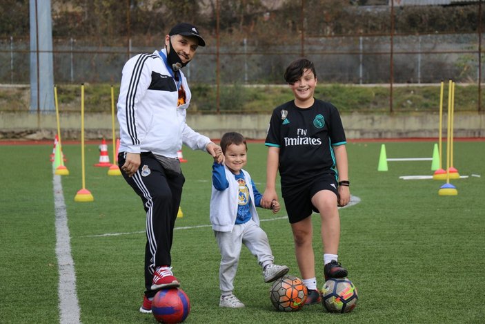 Karabük'te çocuklarına hayranı olduğu Real Madridli yıldızların isimlerini verdi