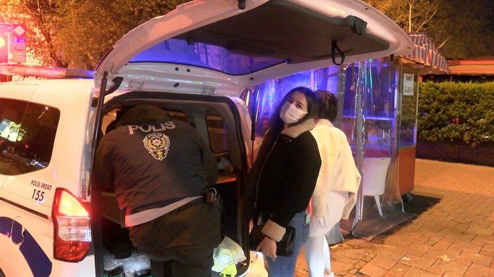 Beşiktaş'ta kısıtlamada polise yakalananlar cezadan kurtulamadı
