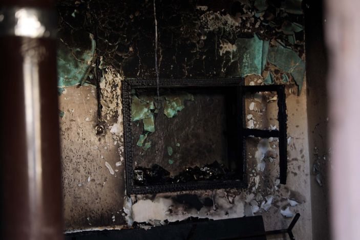 d Gaziantep’te çakmakla oynarken, dedesinin evini yaktı